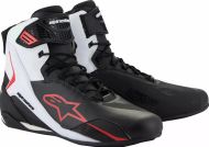 Cizme moto ALPINESTARS FASTER-4 BLK/WHT/RD