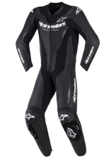 ALPINESTARS LEATHER TEAM 1BUCS GP FORCE V2 NEGRU