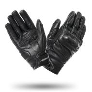 Mănuși de piele ADRENALINE SCRAMBLER 2.0 BLACK