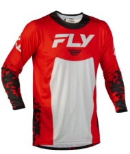 Kids motocross shirt FLY RACING Lite Flake Red/Grey/Black