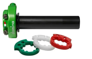 DOMINO THROTTLE CONTROL XM2 W/O GRIP GREEN throttle control