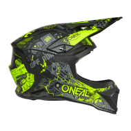 Каска O'NEAL 1SERIES VIBRANT BLACK/NEON YELLOW V.26