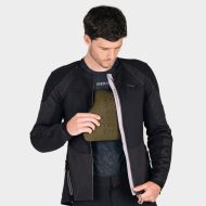 Summer motorcycle jacket KNOX URBANE PRO® MOVE BLACK