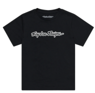 Tricou TROY LEE DESIGNS Signature pentru copii - Negru