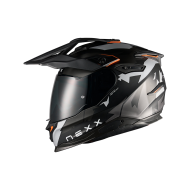 Adventure helmet NEXX Y.TRAVL PRIMAL BLACK GREY MATT