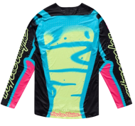 Φανέλα Motocross TROY LEE DESIGNS SSE Ultra Membrane Jersey - Μαύρο/Κίτρινο