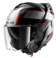Modular helmet SHARK OXO SIKTER Chrom Silver