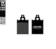 Предни/Задни мото накладки Galfer SEMI METAL FD152G1054