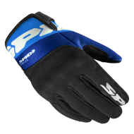 Текстилни мото ръкавици SPIDI Flash-KP Tex White/Blue