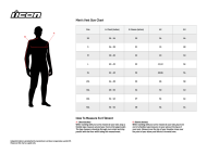 Leather motorcycle vest ICON VEST RED D3O