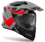 Helmet AIROH COMMANDER 2 REVEAL RED FLUO MATT