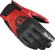 TEXTILE MOTORCYCLE GLOVES SPIDI CTS-1 BLACK/RED