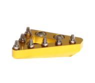 Capăt de schimb CNC solid pentru maneta de frână spate RFX Pro (galben)