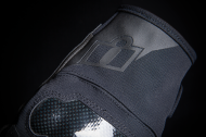 Leather motorcycle gloves ICON STORMHAWK - BLACK