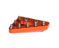 Capăt de schimb RFX Pro CNC solid pentru maneta de frână spate (portocaliu)