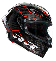 MOTORCYCLE HELMET AGV PISTA GP RR PERFORMANTE CARBON/RED