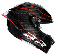 MOTORCYCLE HELMET AGV PISTA GP RR PERFORMANTE CARBON/RED
