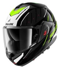 Modular helmet SHARK OXO RYDGER Black White Yellow