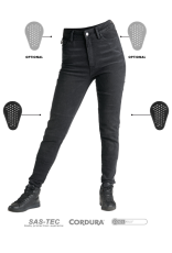 Women's motorcycle jeans PANDO MOTO KUSARI COR 01 - Skinny-Fit Cordura® - LONG