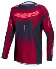 Дамско мотокрос джърси Alpinestars TECHSTAR SWAN CRIMSON/GY/RD