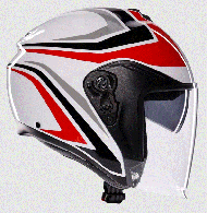 Scooter helmet AGV IRIDES TOLOSA BLACK/GREY/RED