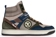 Motorcycle sneakers XPD MOTO PRO Green/Beige