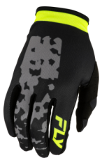 Motocross gloves FLY RACING Lite Flake-Grey/Hi-Vis/Black