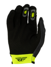 Motocross gloves FLY RACING Lite Flake-Grey/Hi-Vis/Black