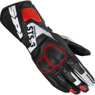 Mănuși de femei din piele pentru motociclete SPIDI STS-3 RED