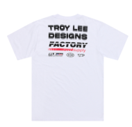 Tricou TROY LEE DESIGNS Factory - Alb