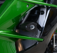 Dopuri de protecție R&G RACING Aero Crash Protectors Negre Kawasaki H2 SX 18-25
