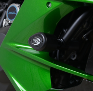 Dopuri de protecție R&G RACING Aero Crash Protectors Negre Kawasaki H2 SX 18-25