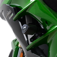 Dopuri de protecție R&G RACING Aero Crash Protectors Negre Kawasaki H2 SX 18-25