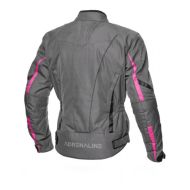 Women's textile motorcycle jacket ADRENALINE LOVE RIDE 2.0 LADY BLACK/PINK/GREY
