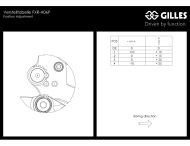 Задни степенки FXR черни HONDA GILLES FXR-H06P-B
