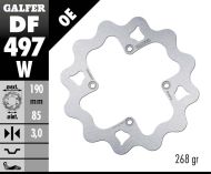 Заден спирачен диск Galfer WAVE FIXED  DISC WAVE FIXED 190x3mm DF497W