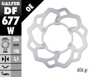 Преден спирачен диск Galfer WAVE FIXED  DISC WAVE FIXED DF677W