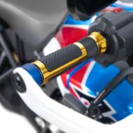Motorcycle grips BARRACUDA B-LUX RACING GRIPS GOLD