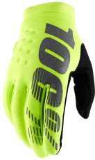 Мотокрос ръкавици 100% BRISKER FLUO YELLOW