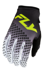 Motocross gloves FLY RACING Kinetic Fade - Black/White/Hi-Vis