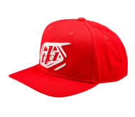 Șapcă TROY LEE DESIGNS Curved Snapback Stamp - ROȘU