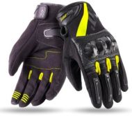 Textile gloves 70 DEGREES SUMMER NAKED BLACK/YELLOW FLUO