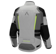 Motorcycle jacket ADRENALINE BERGEN PPE Grey/Yellow