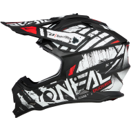 Κράνος Motocross O'NEAL 2SERIES GLITCH V.23 ΜΑΥΡΟ/ΛΕΥΚΟ