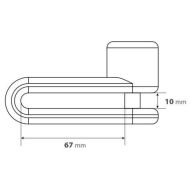 Disc lock Pinch XL Ø 10 mm red 91566