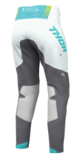 Pantaloni de motocross pentru femei THOR SPORTMODE VELOCITY GRI/ACQUA