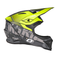 Helmet O'NEAL 1SERIES VOLTIXX BLACK/NEON YELLOW V.27