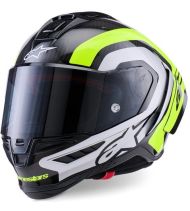 Cască ALPINESTARS Supertech R10 Arius Negru/Argintiu/Galben Fluo