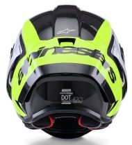 Cască ALPINESTARS Supertech R10 Arius Negru/Argintiu/Galben Fluo