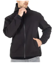 Textile jacket JOHN DOE HOOD XTM V3 RIP STOP SOFTSHELL BLACK